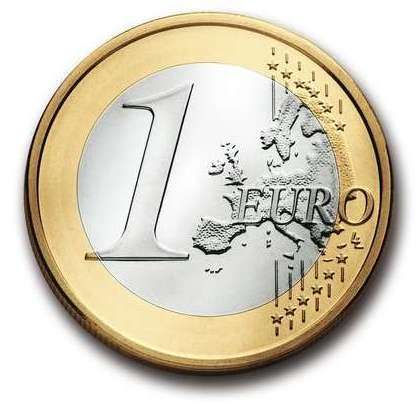 Bild mit einem Euro